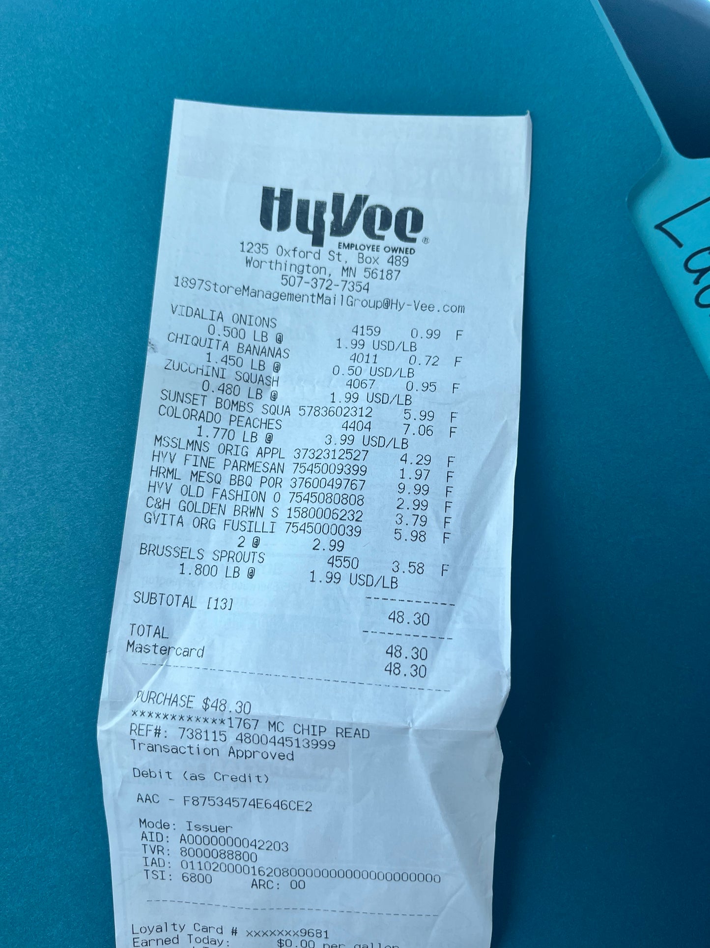 Bob and Pat grocery reimbursement (July 9 and 16)